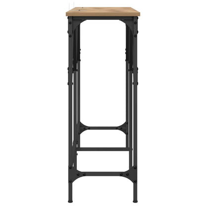 vidaXL Konsolentisch Artisan-Eiche 140 x 29 x 75 cm Holzwerkstoff