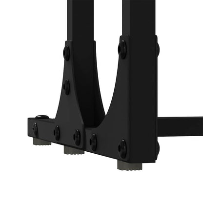 vidaXL Nesting Couchtisch 3 pcs Schwarz Eichen-Optik Holzwerkstoff