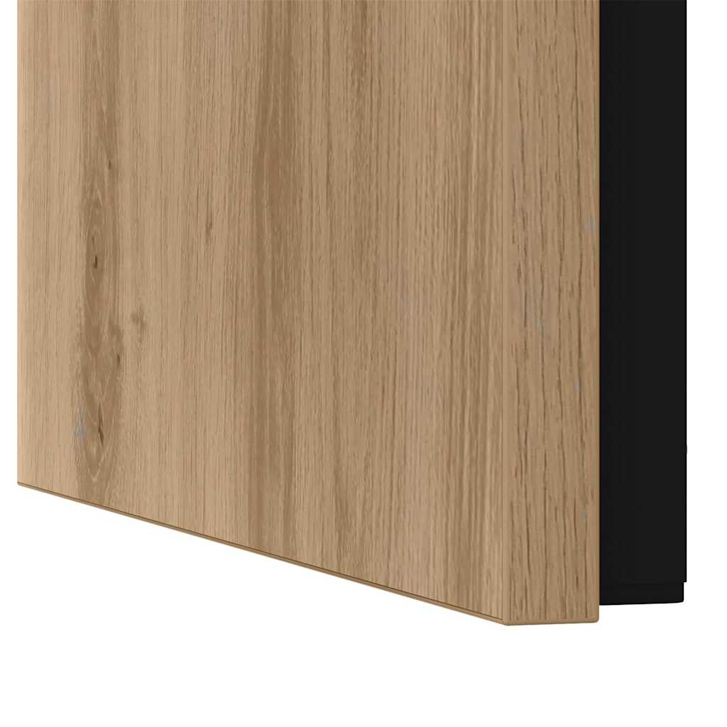 vidaXL Couchtisch 3 pcs Artisan-Eiche Holzwerkstoff