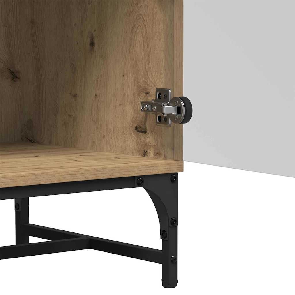 vidaXL Sideboard Artisan-Eiche 35 x 37 x 117 cm