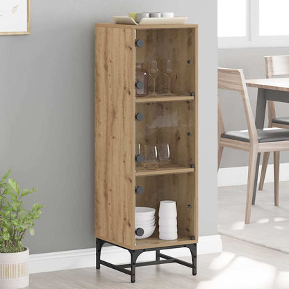 vidaXL Sideboard Artisan-Eiche 35 x 37 x 117 cm