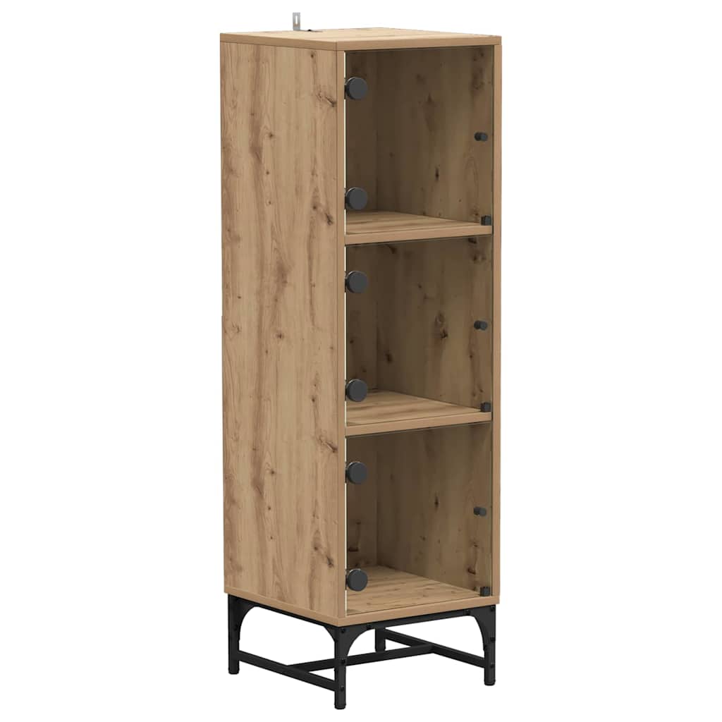 vidaXL Sideboard Artisan-Eiche 35 x 37 x 117 cm