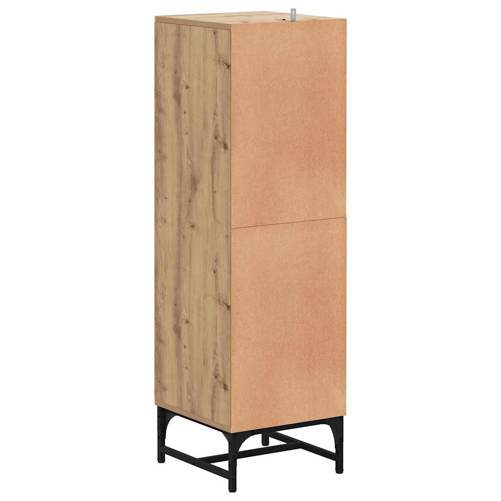 vidaXL Sideboard Artisan-Eiche 35 x 37 x 117 cm