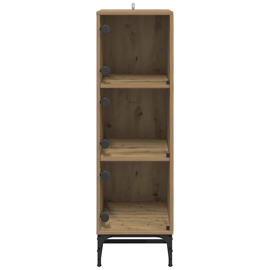 vidaXL Sideboard Artisan-Eiche 35 x 37 x 117 cm