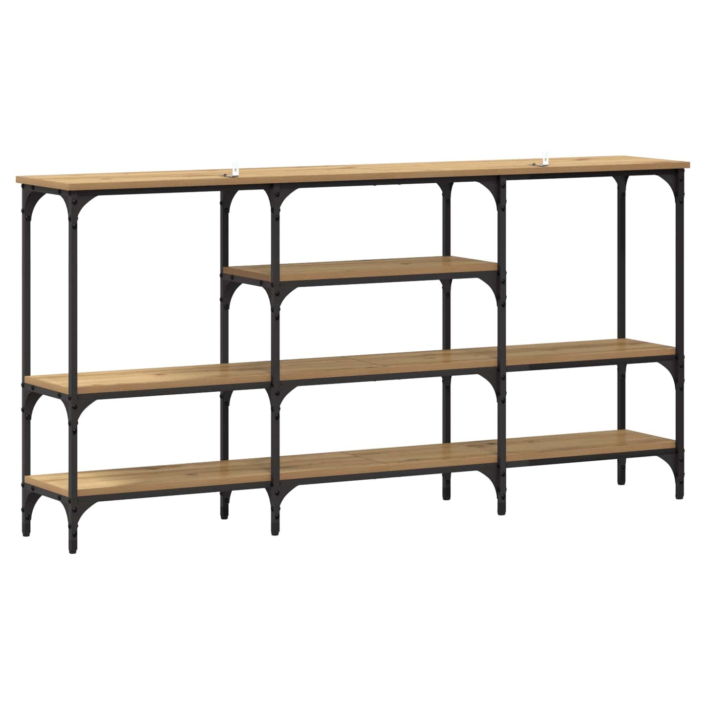 vidaXL Konsolentisch Artisan-Eiche 160 x 29 x 80 cm Holzwerkstoff