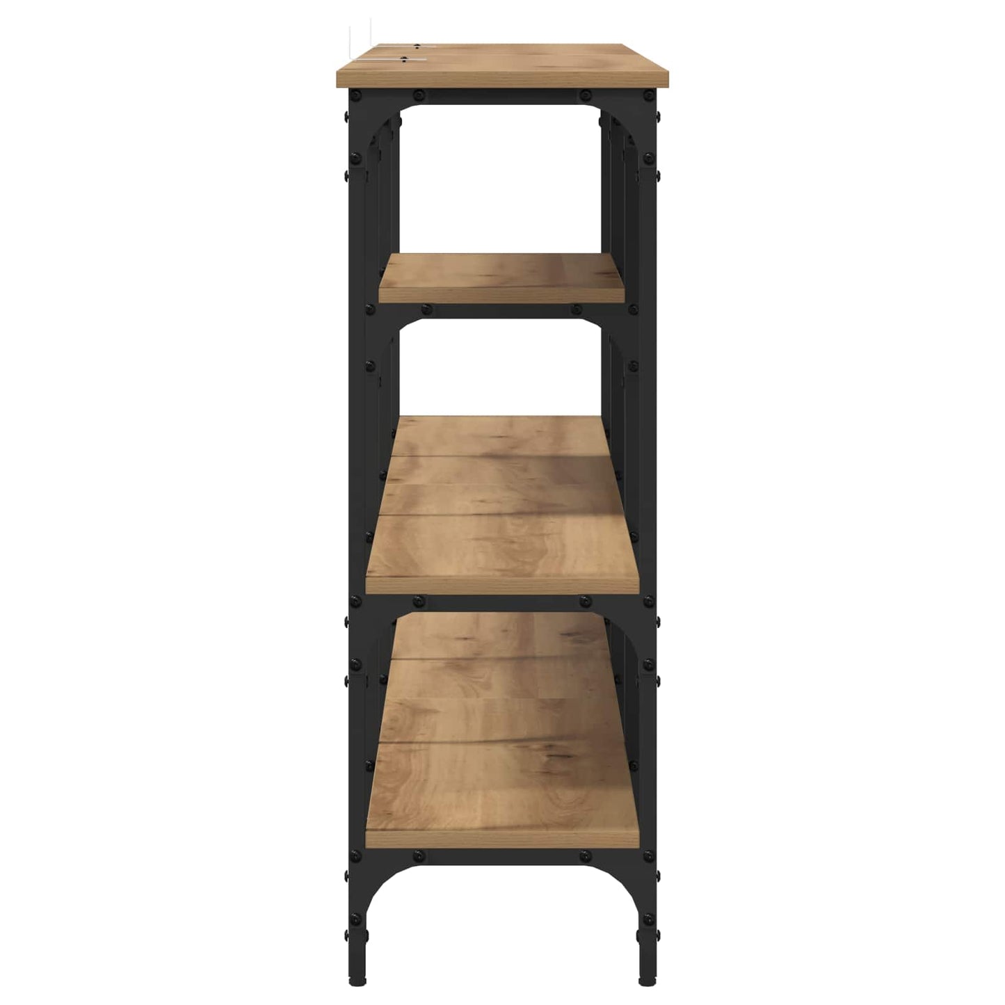 vidaXL Konsolentisch Artisan-Eiche 160 x 29 x 80 cm Holzwerkstoff