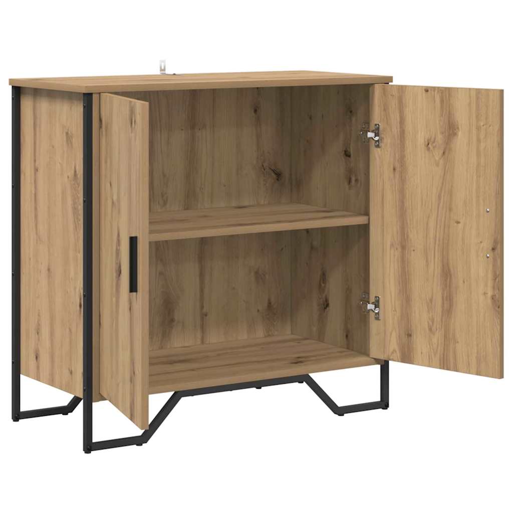 vidaXL Sideboard Artisan-Eiche 78 x 35 x 74.5 cm