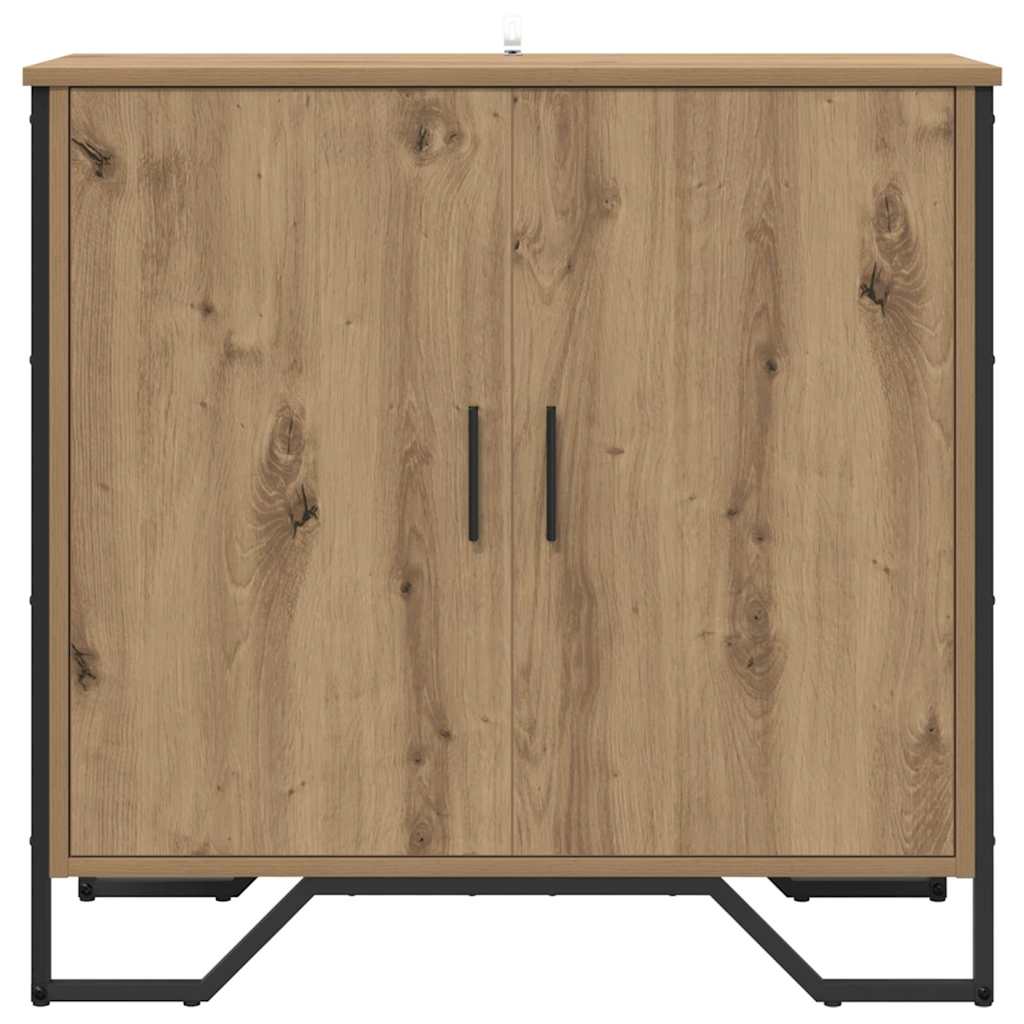 vidaXL Sideboard Artisan-Eiche 78 x 35 x 74.5 cm