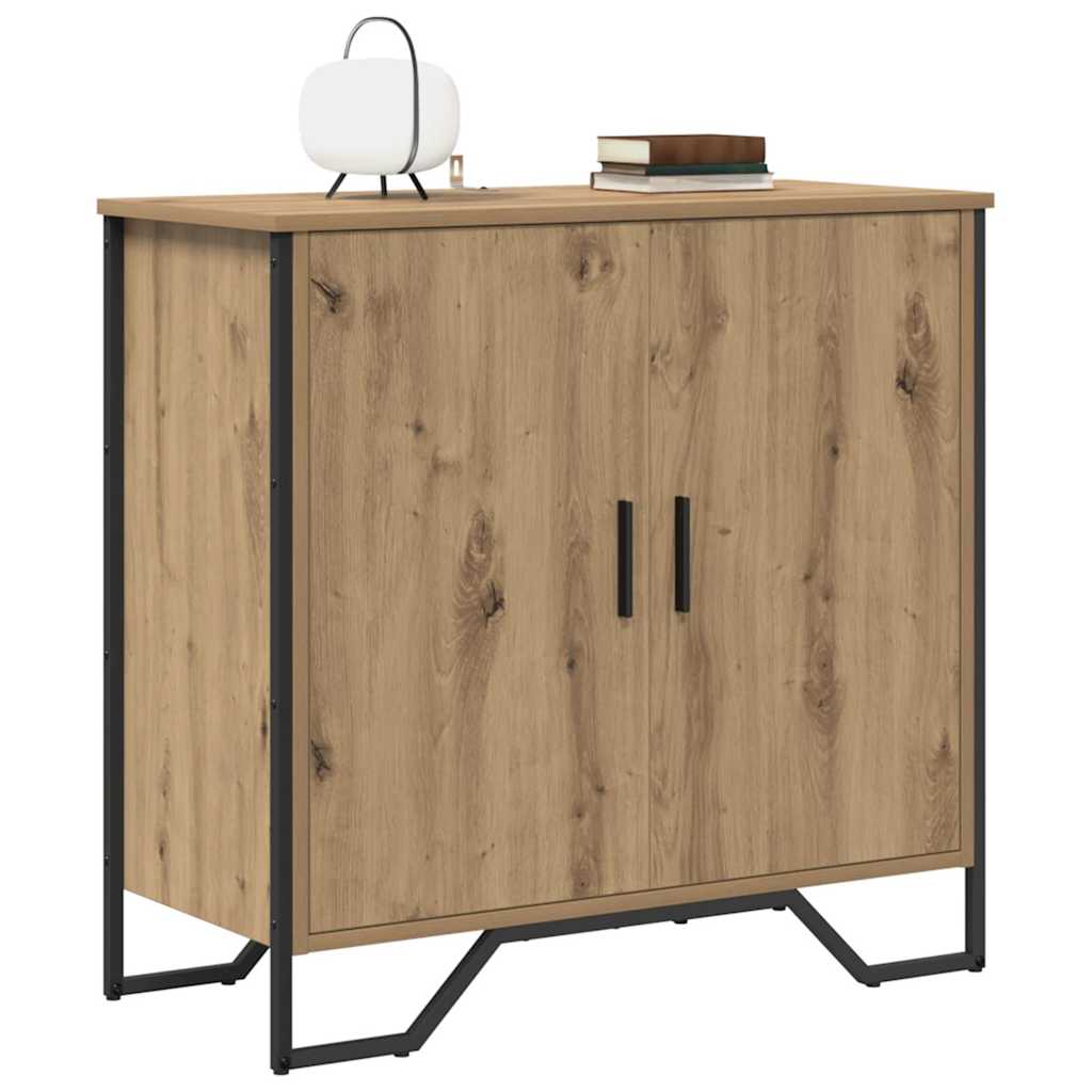 vidaXL Sideboard Artisan-Eiche 78 x 35 x 74.5 cm