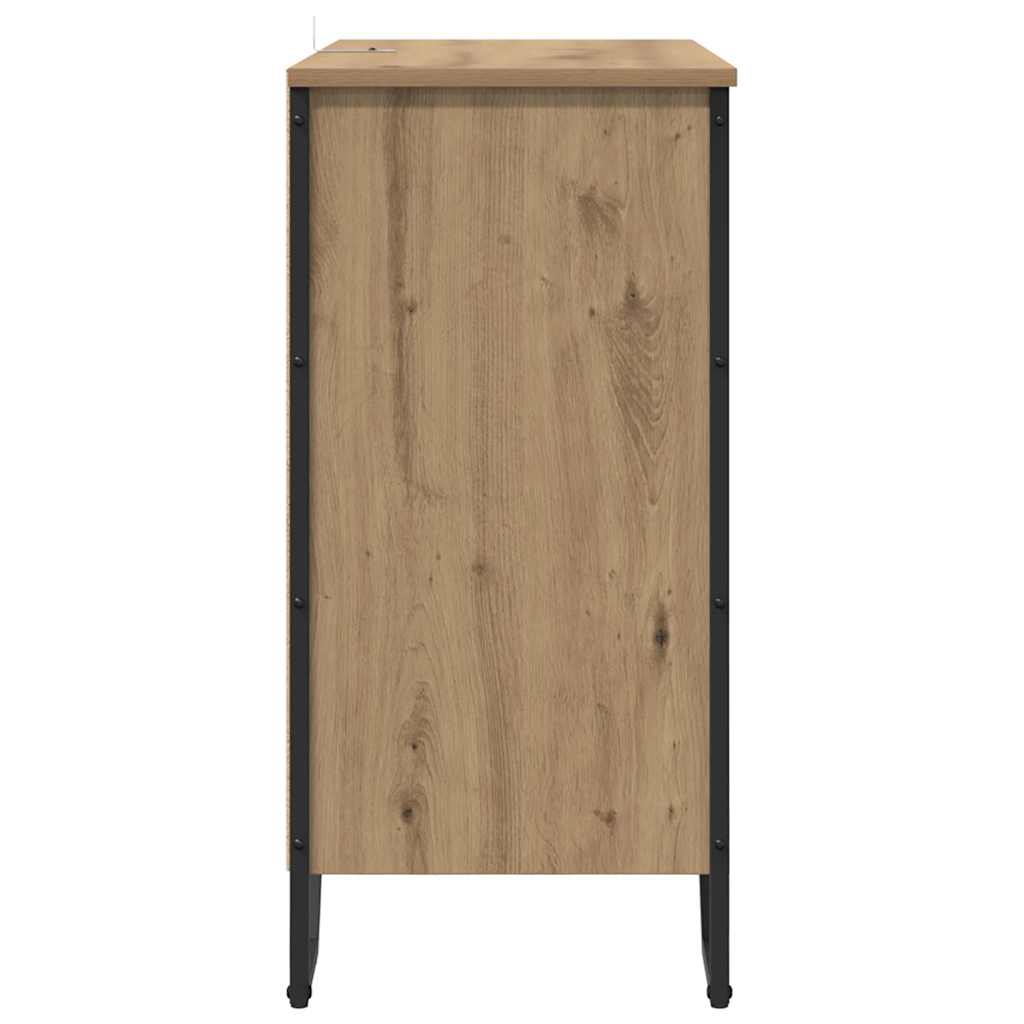 vidaXL Sideboard Artisan-Eiche 78 x 35 x 74.5 cm