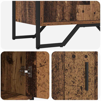 vidaXL Sideboard mit Schubladen Altholz 79,5 x 35,5 x 74,5 cm