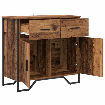 vidaXL Sideboard mit Schubladen Altholz 79,5 x 35,5 x 74,5 cm