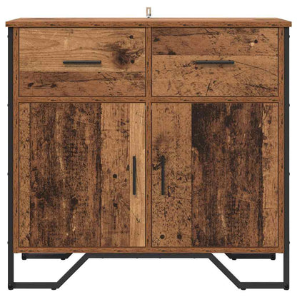 vidaXL Sideboard mit Schubladen Altholz 79,5 x 35,5 x 74,5 cm