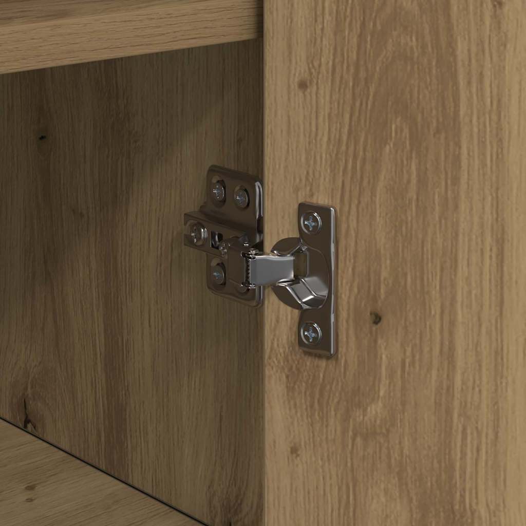 vidaXL Sideboard Artisan-Eiche 35,5 x 35 x 76 cm