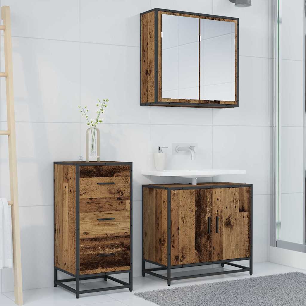 vidaXL Sideboard Altholz 35,5 x 35 x 76 cm