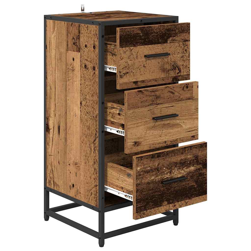 vidaXL Sideboard Altholz 35,5 x 35 x 76 cm