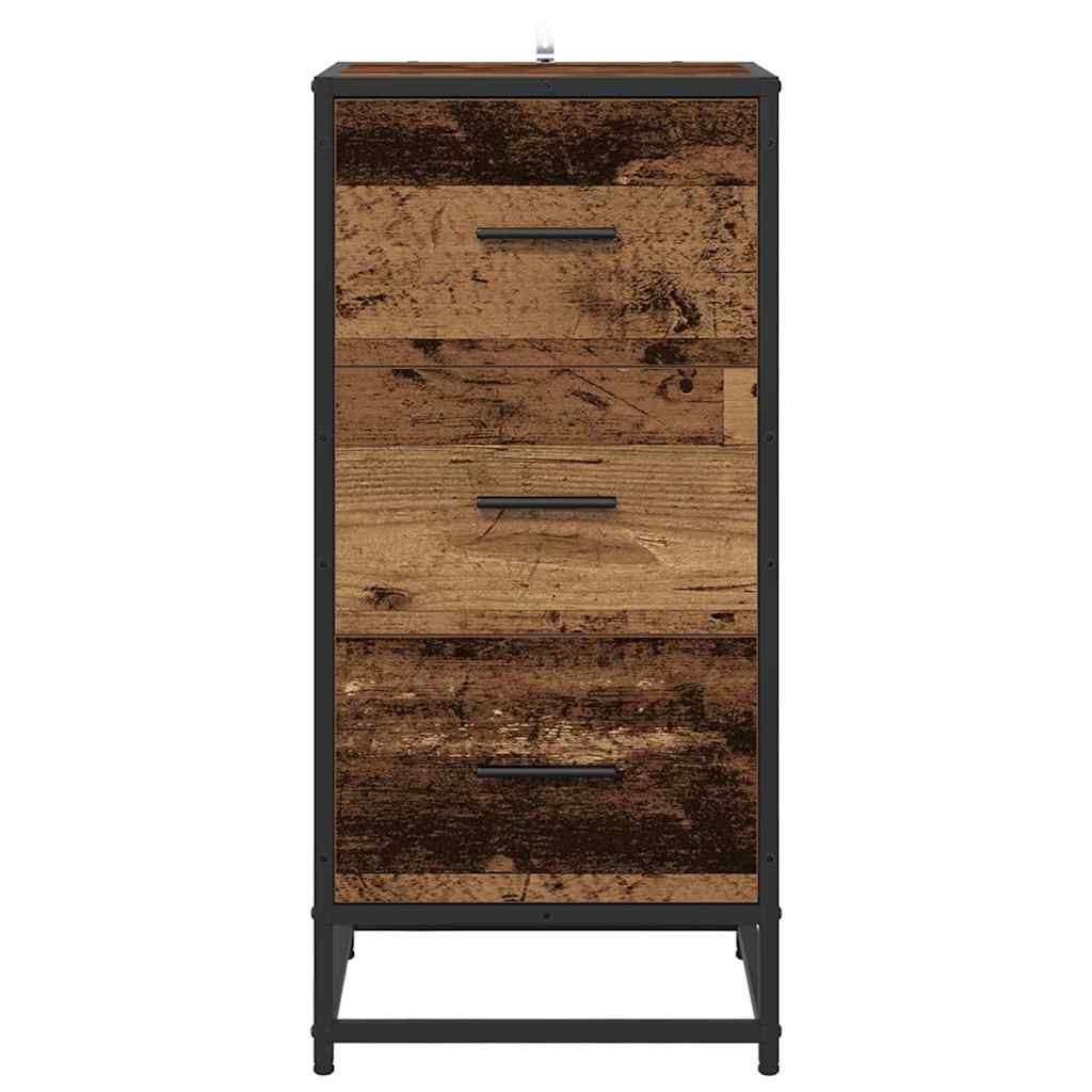 vidaXL Sideboard Altholz 35,5 x 35 x 76 cm
