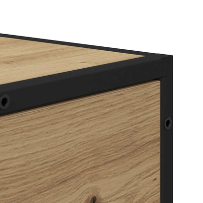vidaXL Sideboard Artisan-Eiche 35,5 x 35 x 76 cm