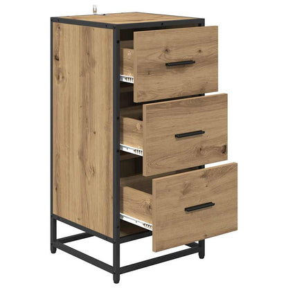 vidaXL Sideboard Artisan-Eiche 35,5 x 35 x 76 cm