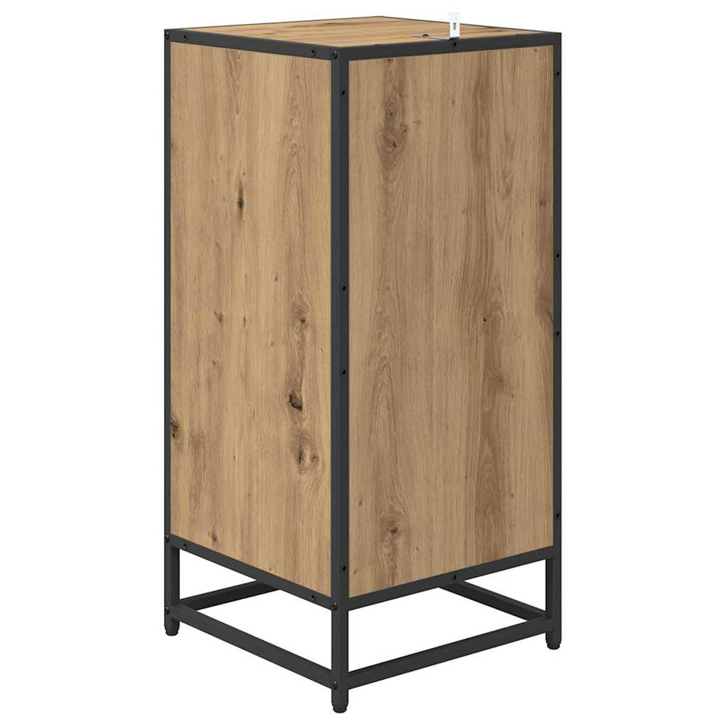 vidaXL Sideboard Artisan-Eiche 35,5 x 35 x 76 cm