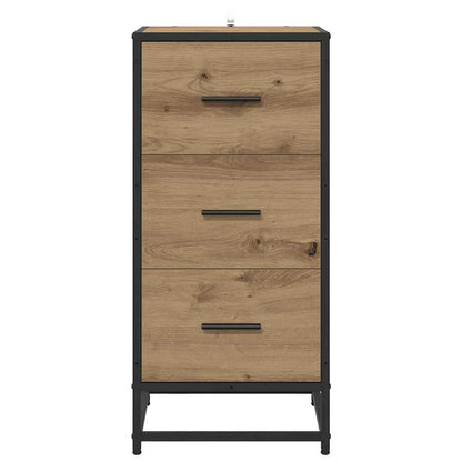 vidaXL Sideboard Artisan-Eiche 35,5 x 35 x 76 cm