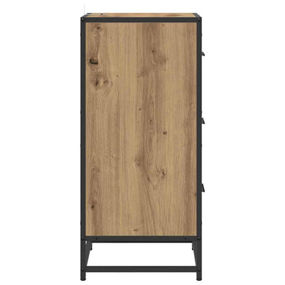 vidaXL Sideboard Artisan-Eiche 35,5 x 35 x 76 cm