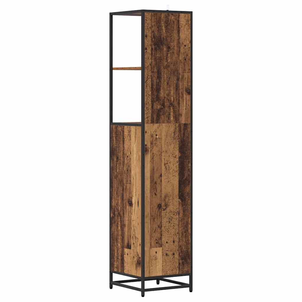 vidaXL Badezimmermöbel-Set Altholz 35 x 37,5 x 166 cm Holzwerkstoff