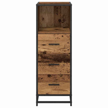 vidaXL Badezimmermöbel-Set Altholz 35 x 37,5 x 100 cm Holzwerkstoff