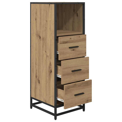 vidaXL Badezimmermöbel-Set mit Regal Artisan-Eiche 35 x 37,5 x 100 cm