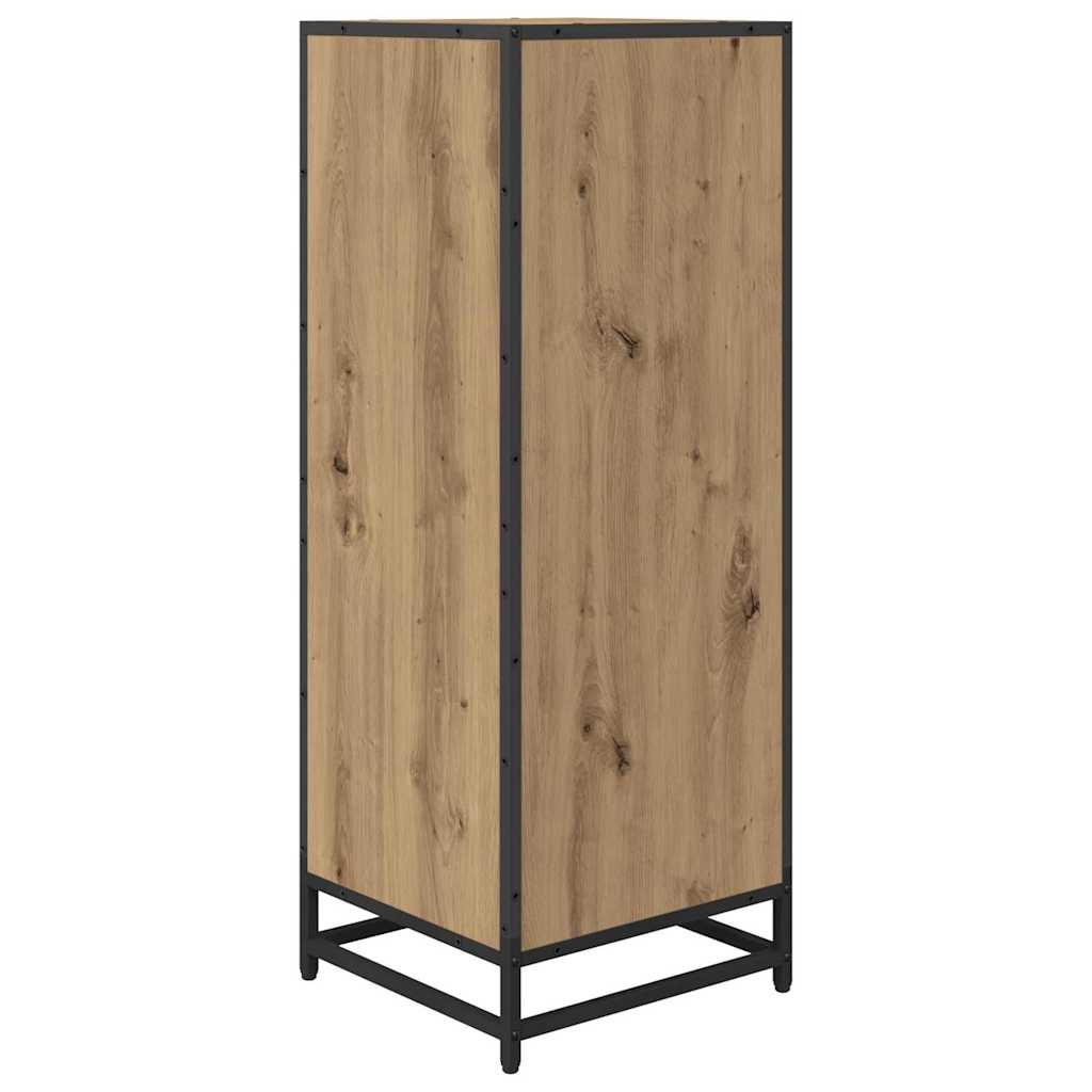 vidaXL Badezimmermöbel-Set mit Regal Artisan-Eiche 35 x 37,5 x 100 cm