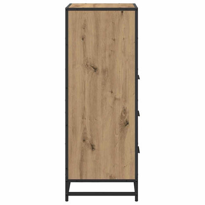 vidaXL Badezimmermöbel-Set mit Regal Artisan-Eiche 35 x 37,5 x 100 cm