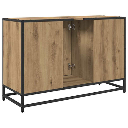 vidaXL Badezimmerschrank Artisan-Eiche 90 x 33 x 60 cm Holzwerkstoff