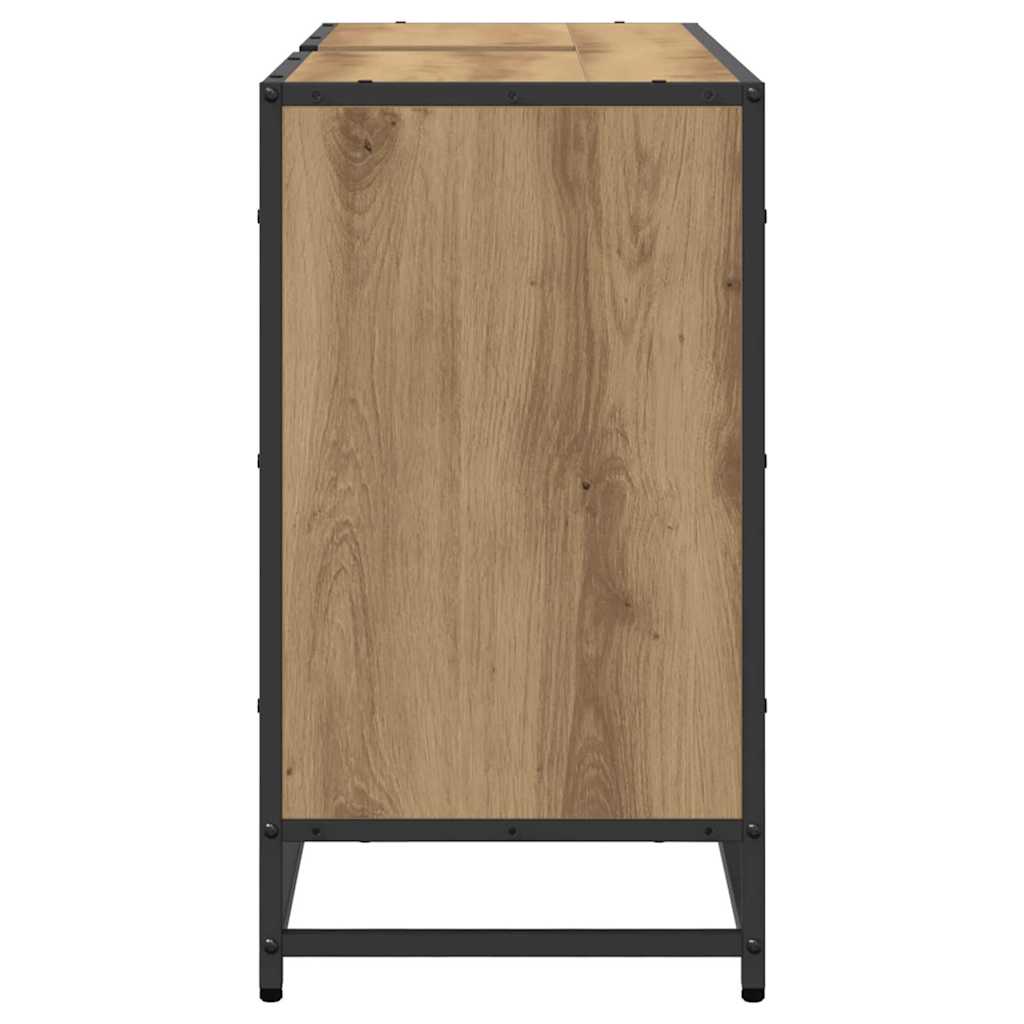 vidaXL Badezimmerschrank Artisan-Eiche 90 x 33 x 60 cm Holzwerkstoff