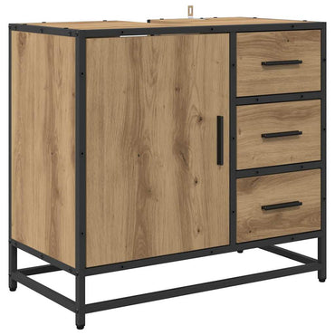 vidaXL Badezimmerschrank Artisan-Eiche 65 x 33 x 60 cm Holzwerkstoff