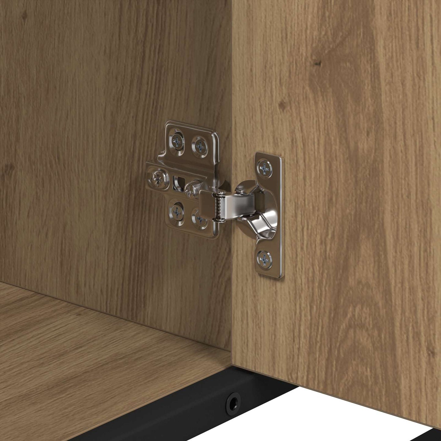 vidaXL Badezimmer Waschbecken Schrank Artisan-Eiche 80 x 33 x 60 cm