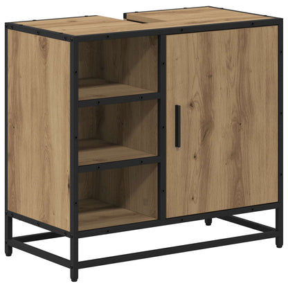 vidaXL Badezimmerschrank Artisan-Eiche 65 x 33 x 60 cm Holzwerkstoff