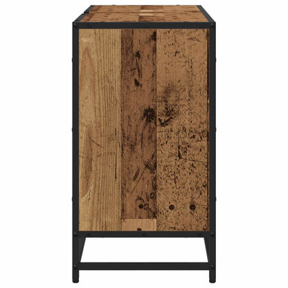 vidaXL Badezimmerschrank mit Tür Altholz 80 x 33 x 60 cm Holzwerkstoff