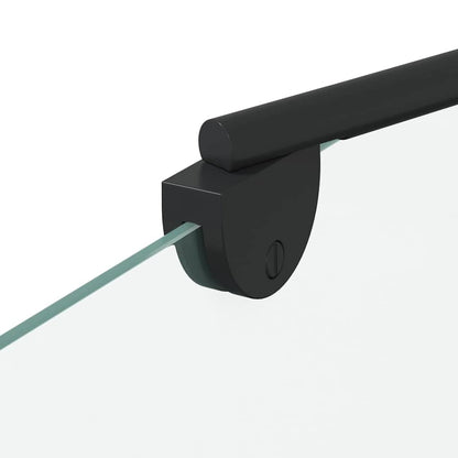 Badabtrennung Geometrisch Schwarz 120 x 67 x 129 cm