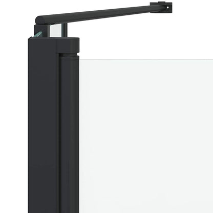 Badabtrennung Geometrisch Schwarz 120 x 67 x 129 cm