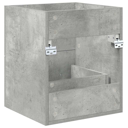 vidaXL Waschbeckenunterschrank Beton Grau 38,5 x 41 x 48 cm