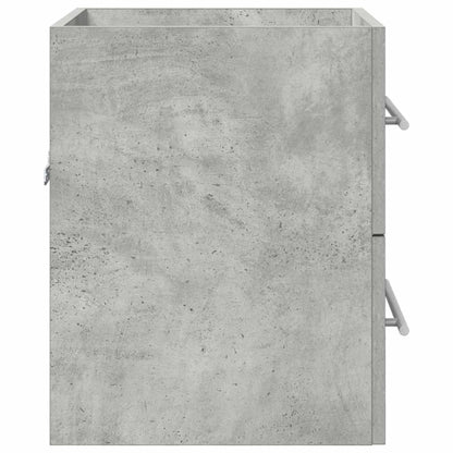 vidaXL Waschbeckenunterschrank Beton Grau 38,5 x 41 x 48 cm
