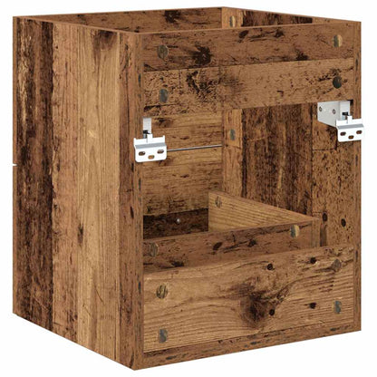 vidaXL Waschbeckenunterschrank Altholz 38,5 x 41 x 48 cm Holzwerkstoff