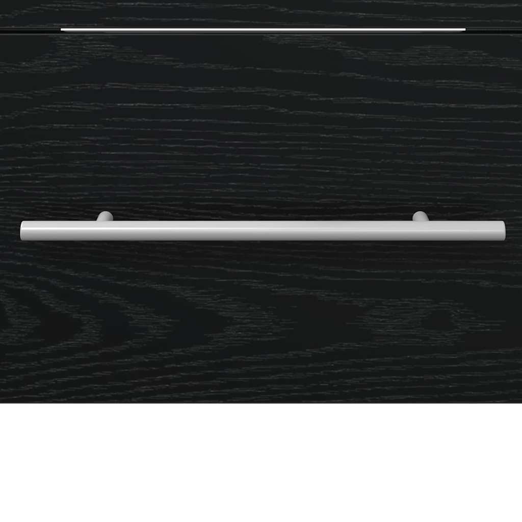 Waschbeckenunterschrank Schwarz Eichen-Optik 38,5 x 41 x 48 cm