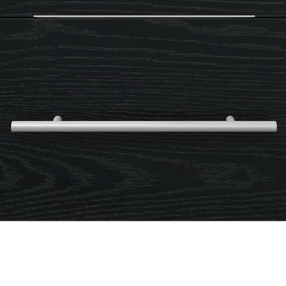 Waschbeckenunterschrank Schwarz Eichen-Optik 38,5 x 41 x 48 cm