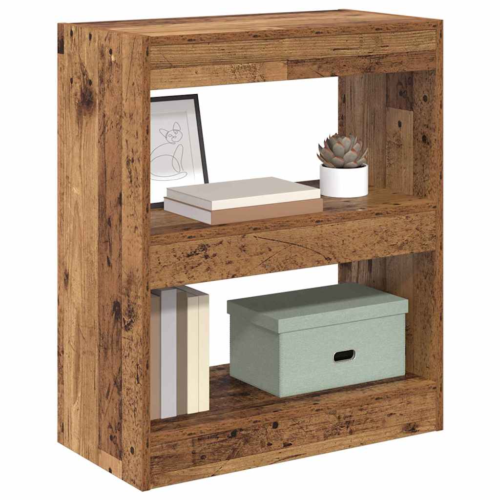 Bücherregal Altholz 60 x 30 x 72 cm Holzwerkstoff