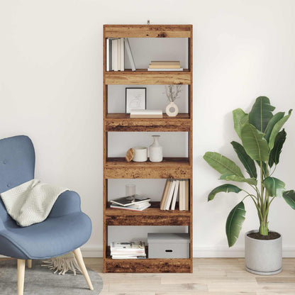 vidaXL Bücherregal Altholz 60 x 30 x 166 cm Holzwerkstoff