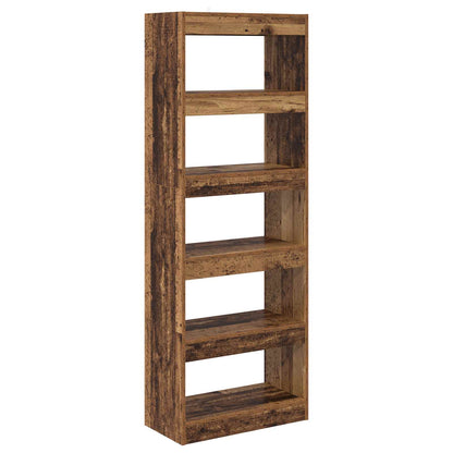 vidaXL Bücherregal Altholz 60 x 30 x 166 cm Holzwerkstoff