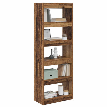 vidaXL Bücherregal Altholz 60 x 30 x 166 cm Holzwerkstoff