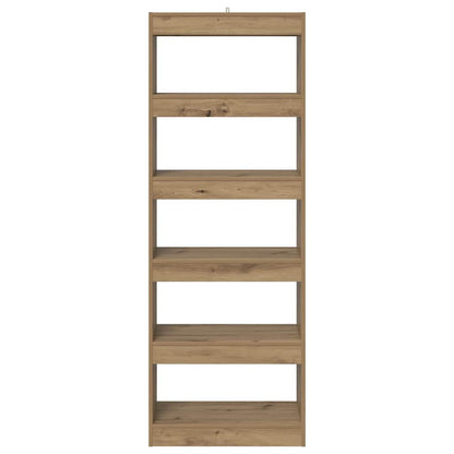 Bücherregal Artisan-Eiche 60 x 30 x 166 cm Holzwerkstoff