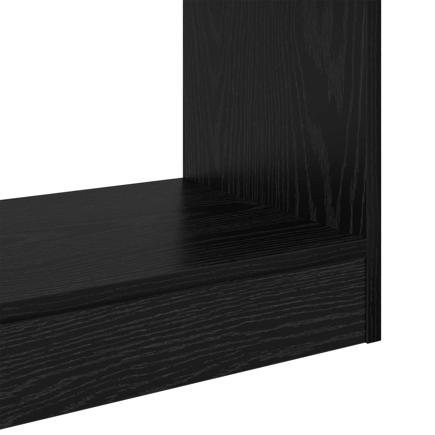 vidaXL Bücherregal Schwarz Eichen-Optik 60 x 30 x 166 cm Holzwerkstoff